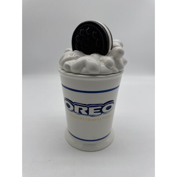 Vintage Original Nabisco Oreo Cookie Jar-America's Favorite Cookie 10” - Picture 1 of 3